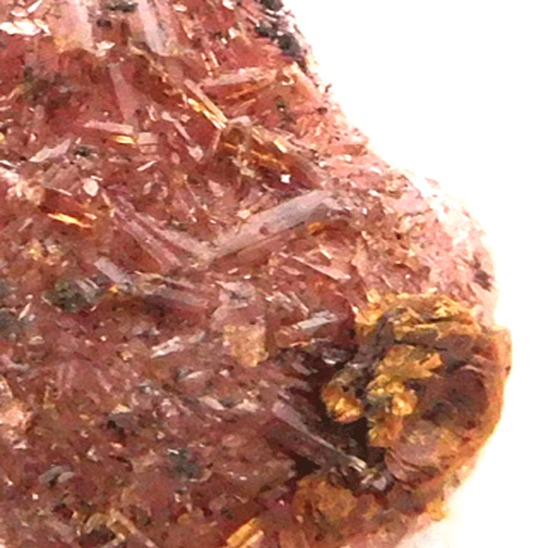 Shigaite On Rhodochrosite