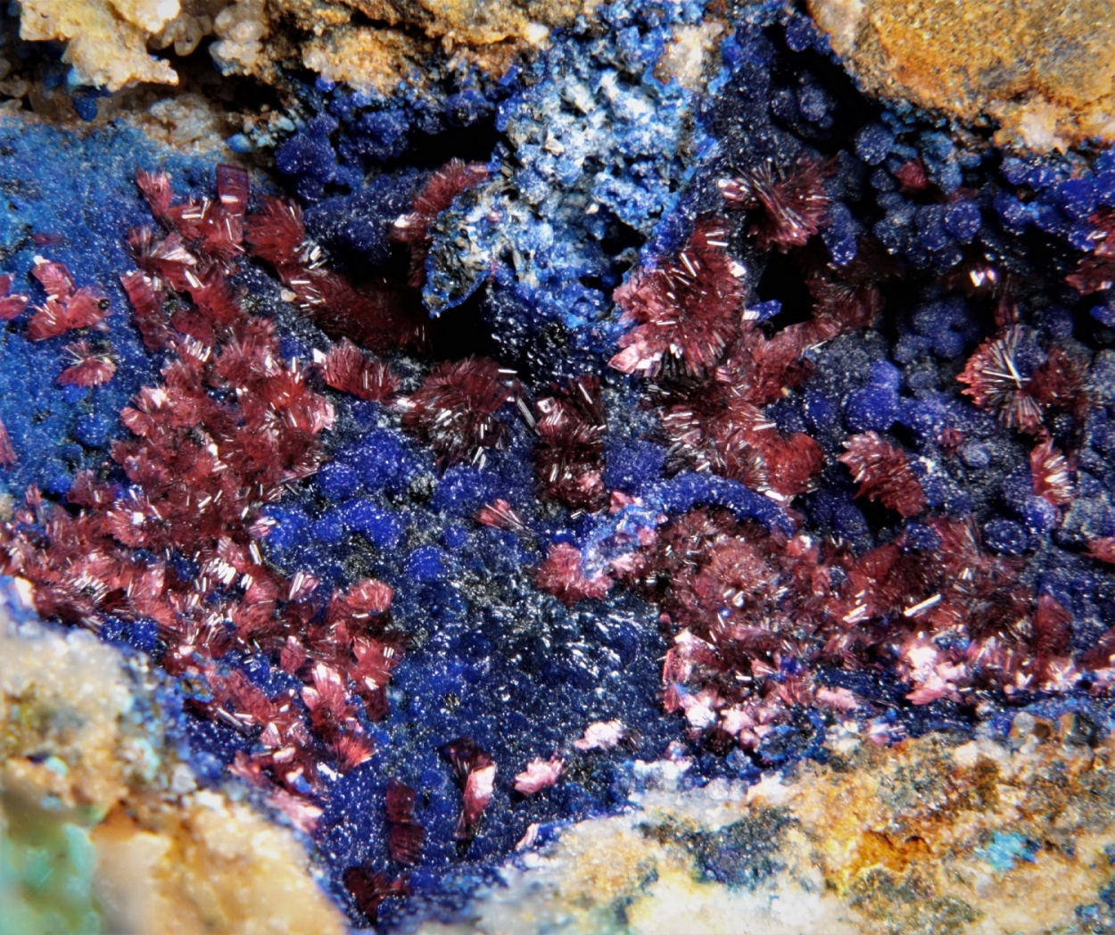 Azurite & Erythrite