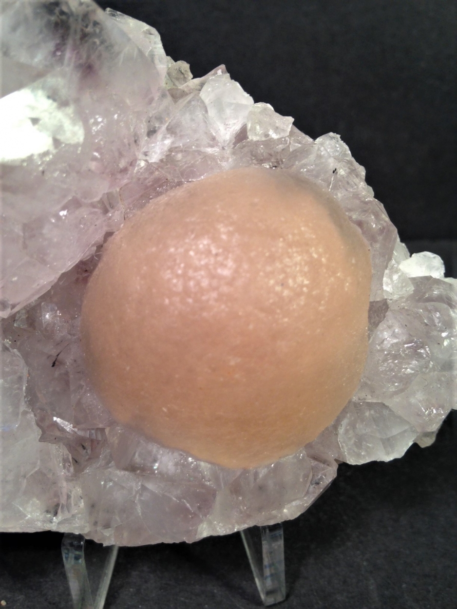 Fluorite On Amethyst