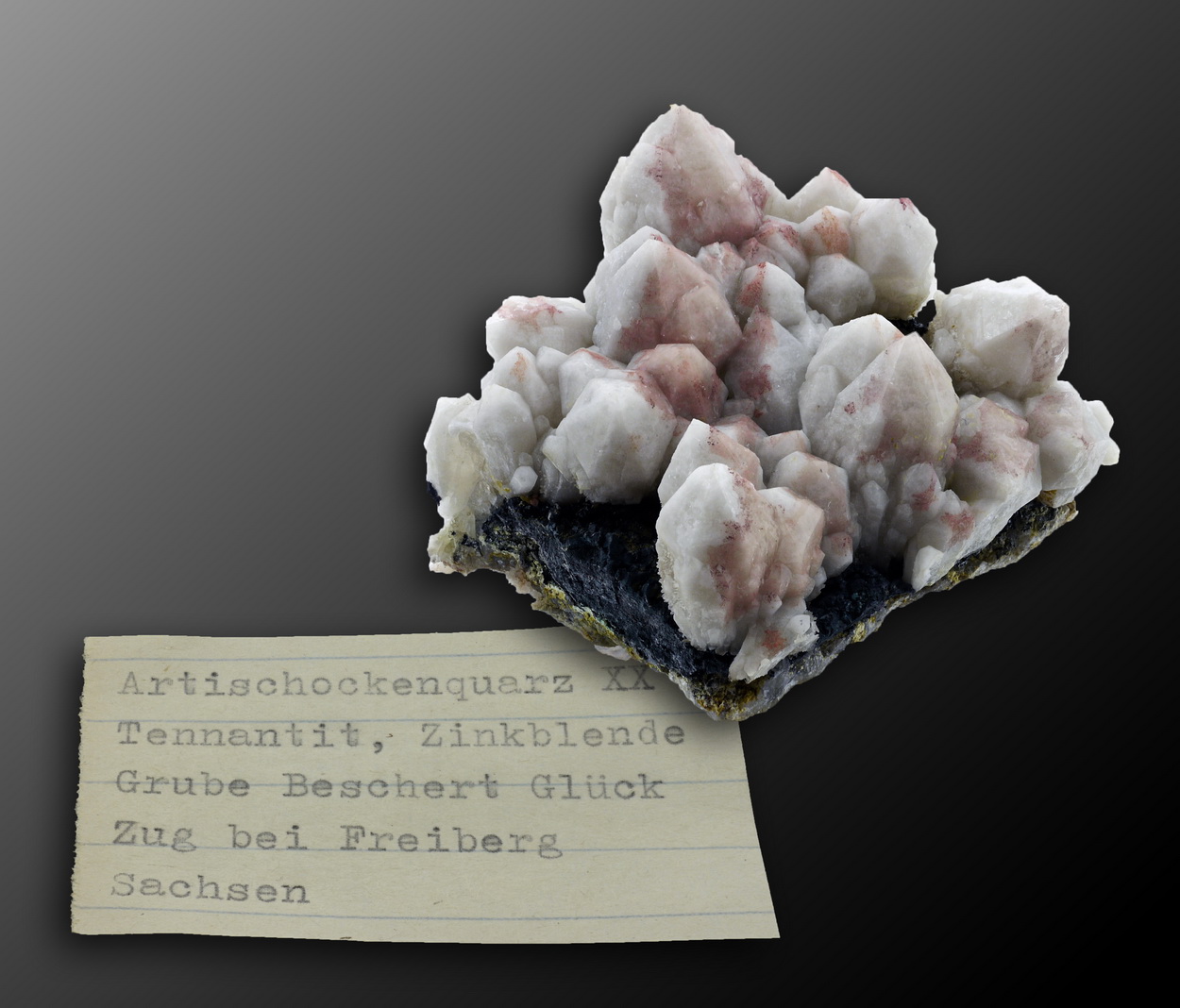 Tennantite On Quartz