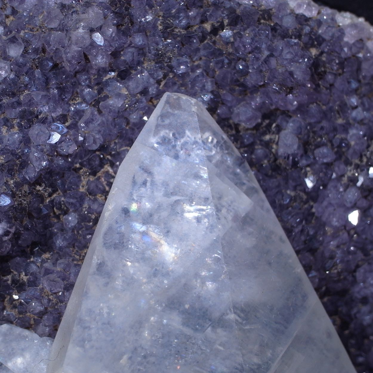 Calcite Amethyst