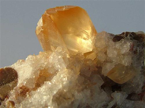 Chabazite With Calcite