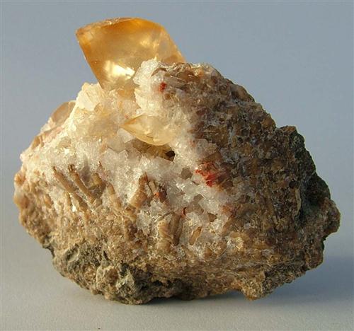 Chabazite With Calcite