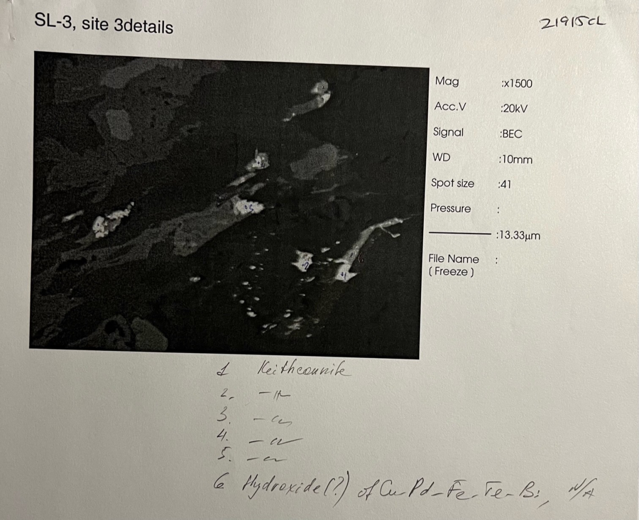 Atokite Palladoarsenide Keithconnite & Kotulskite