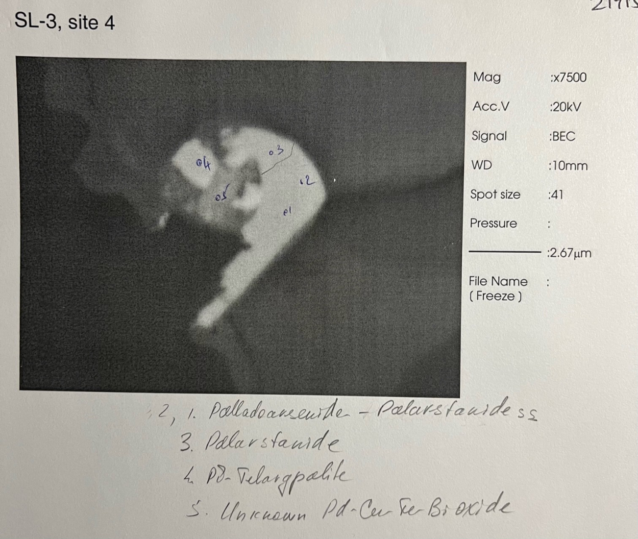 Atokite Palladoarsenide Keithconnite & Kotulskite