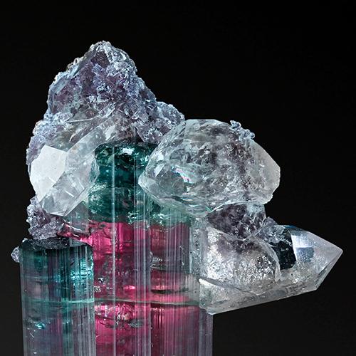 Tourmaline Quartz & Lepidolite