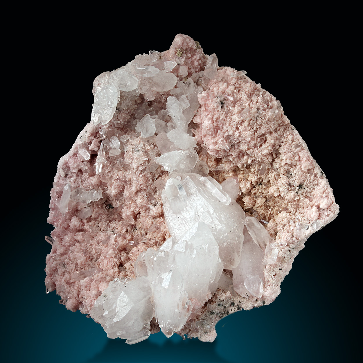 Quartz & Rhodochrosite
