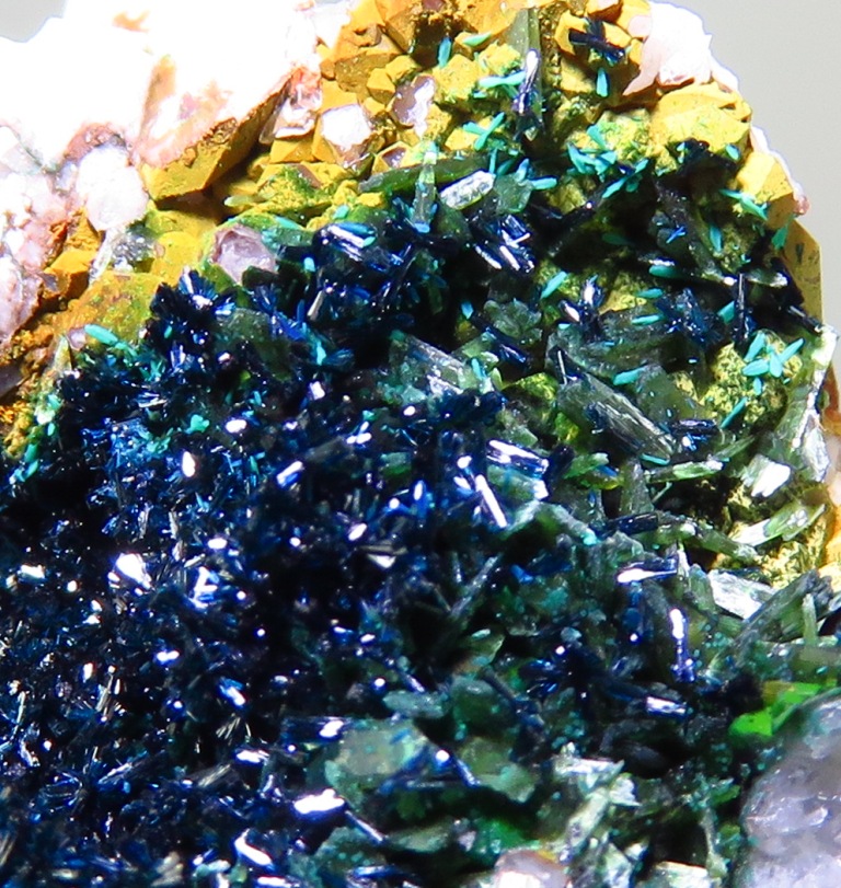 Clinoclase Cornwallite & Olivenite