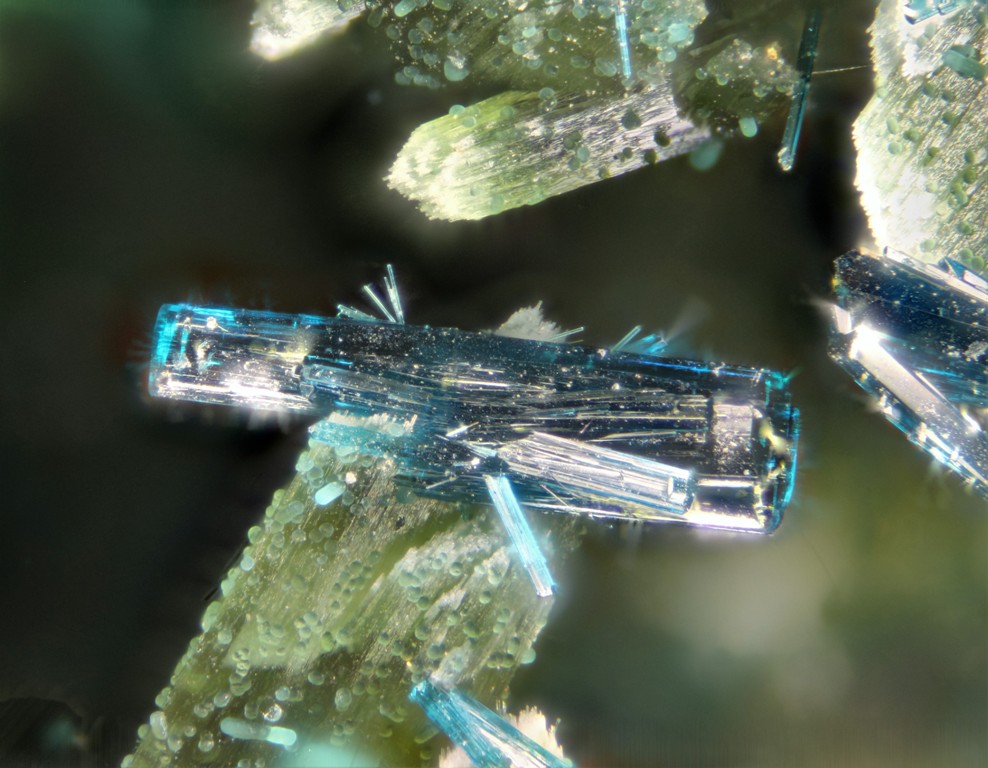 Clinoclase Cornwallite & Olivenite