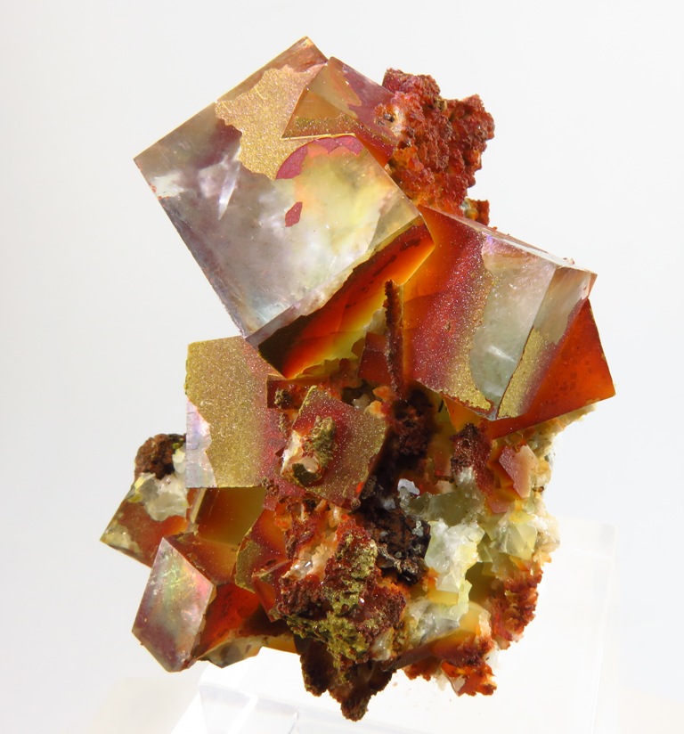Fluorite & Bariopharmacosiderite