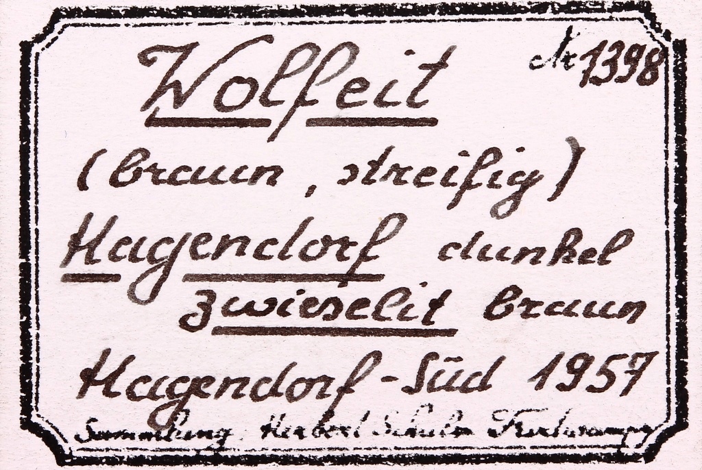 Hagendorfite Wolfeite & Zwieselite