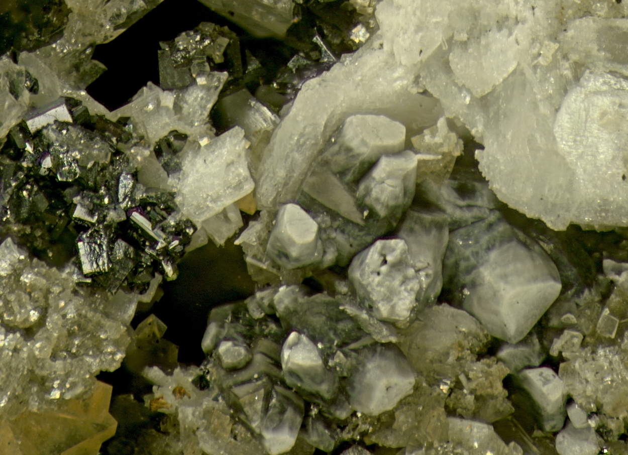 Parisite-(Ce) Psm Donnayite Group With Anatase Catapleiite & Natrolite