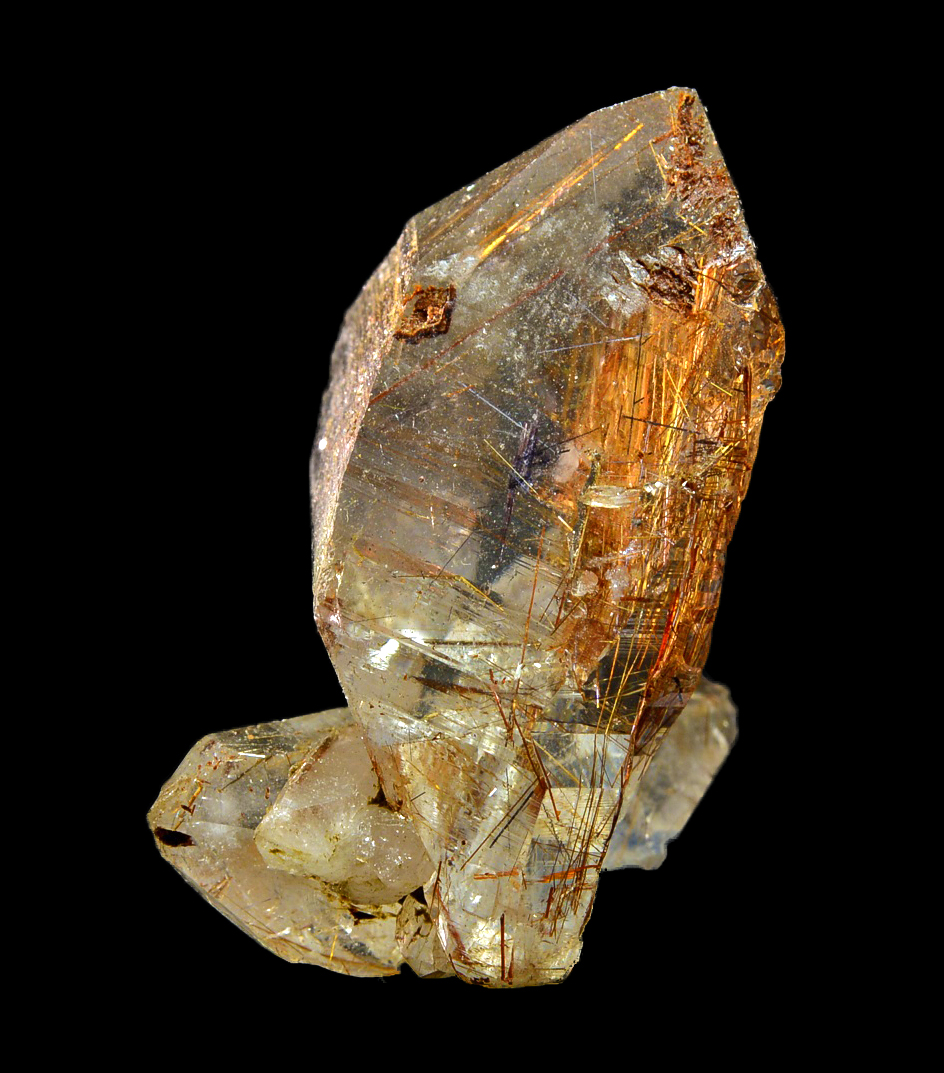 Quartz With Rutile Inclusions