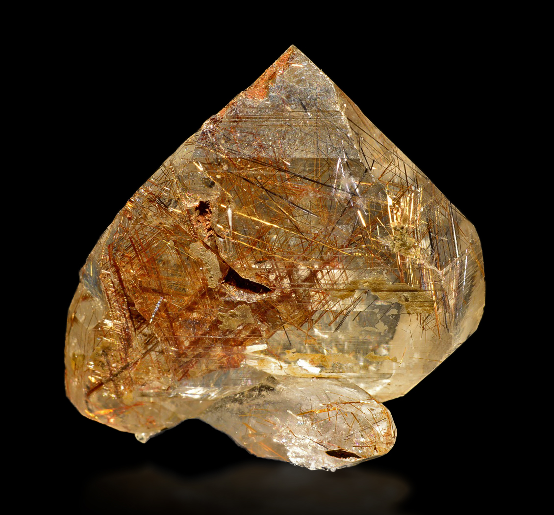 Quartz With Rutile Inclusions