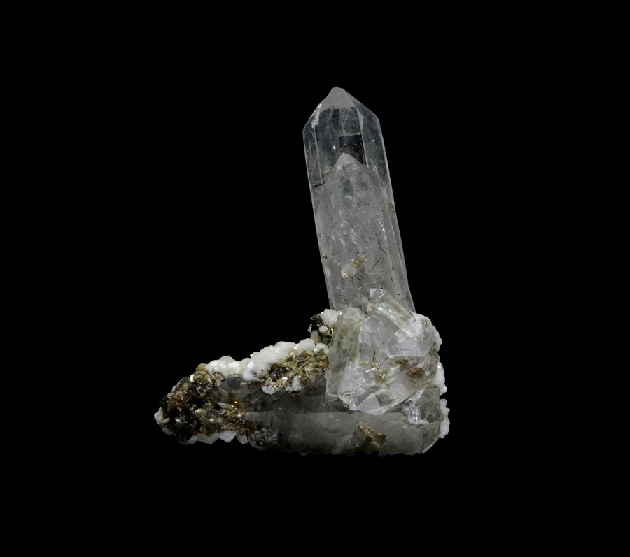 Quartz Elbaite & Dolomite