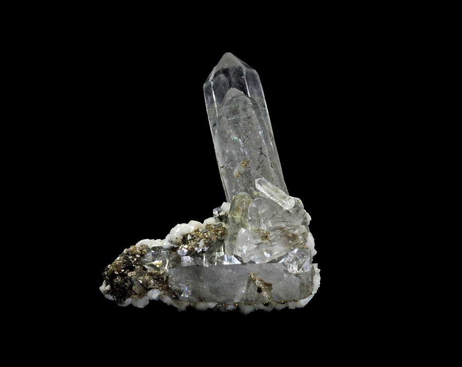 Quartz Elbaite & Dolomite