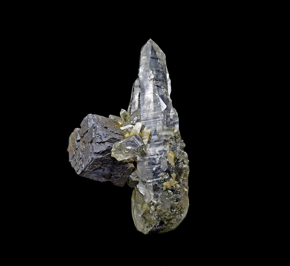 Quartz & Siderite & Albite