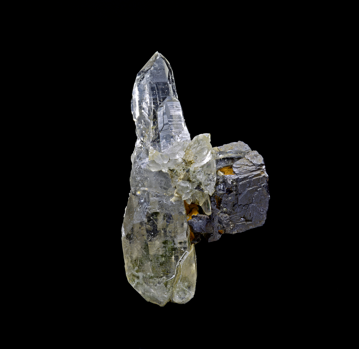 Quartz & Siderite & Albite