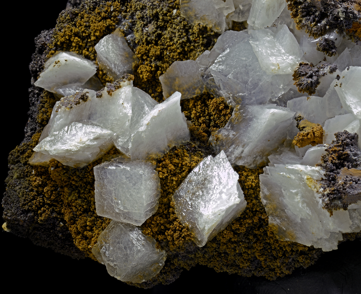 Calcite On Limonite