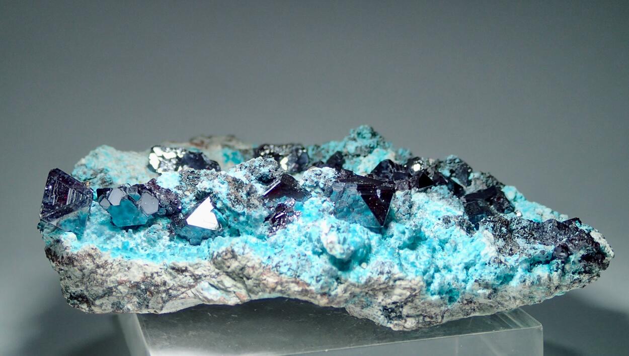 Cuprite On Chrysocolla