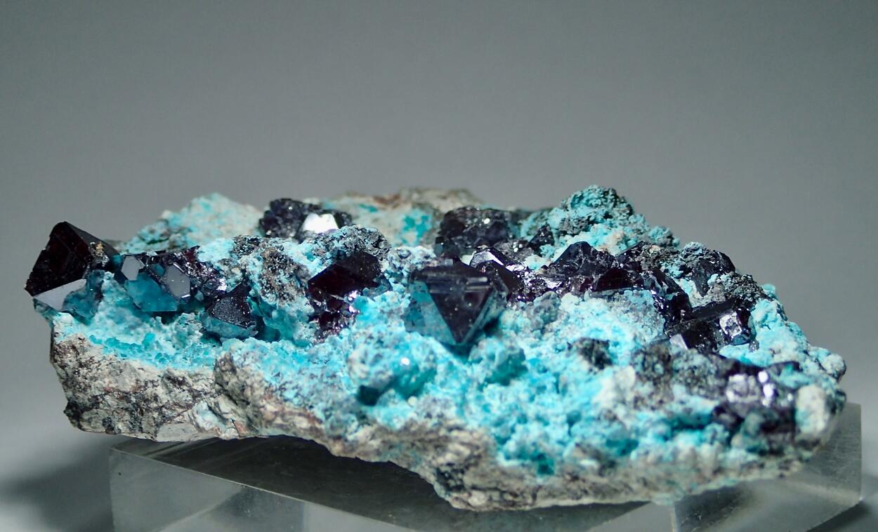 Cuprite On Chrysocolla