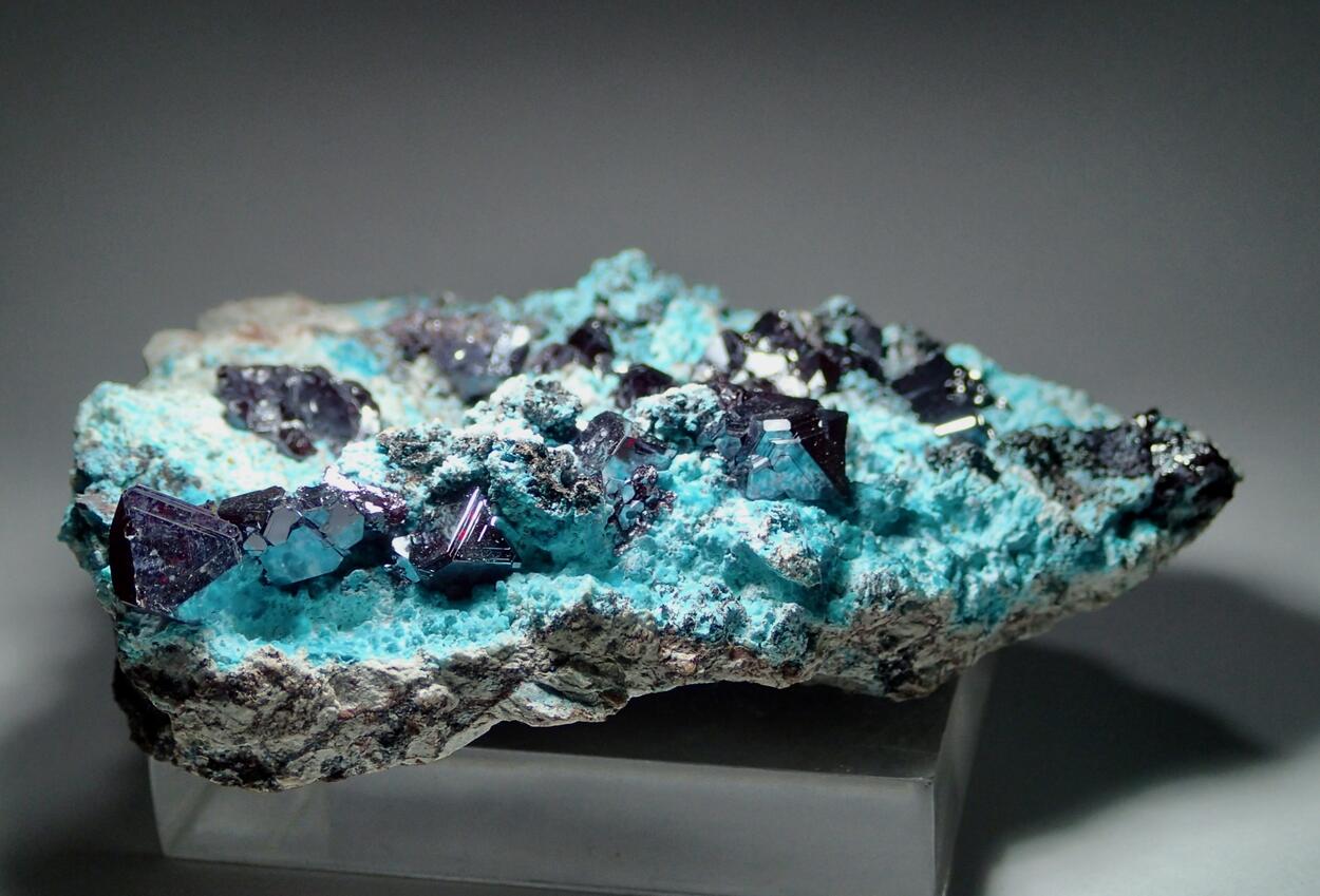 Cuprite On Chrysocolla