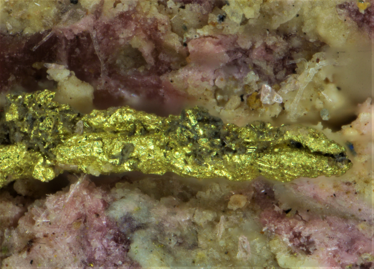 Gold & Electrum On Erythrite