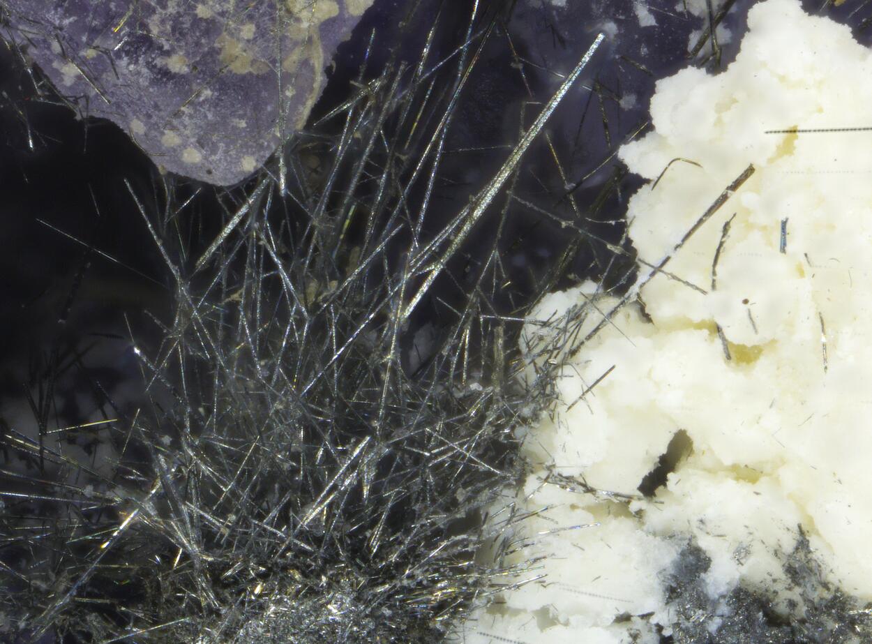 Emplectite On Fluorite