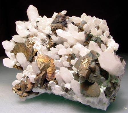 Chalcopyrite & Quartz