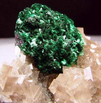 Malachite Cuprite & Calcite
