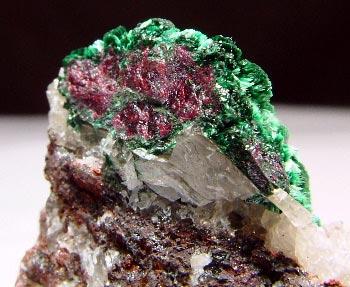 Malachite Cuprite & Calcite
