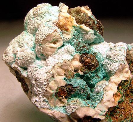 Aurichalcite Hydrozincite & Baryte