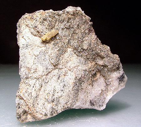 Quartz With Rutile & Xenotime-(Y)