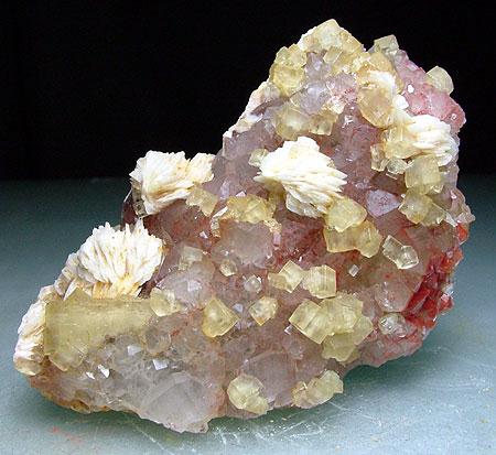 Fluorite Baryte & Quartz