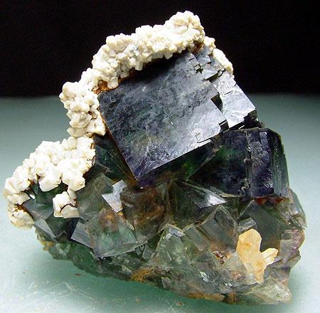 Fluorite With Calcite