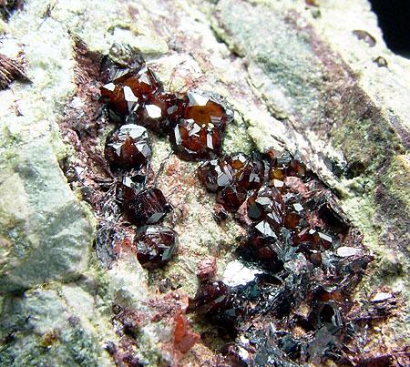Andradite & Hematite