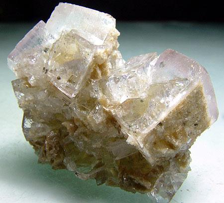 Fluorite With Pyrite Inclusions