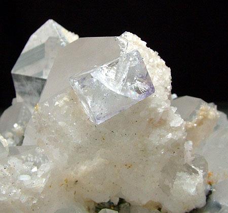 Quartz With Dolomite Fluorite & Arsenopyrite