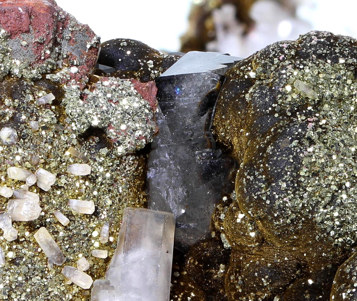 Pyrite Goethite Calcite & Quartz