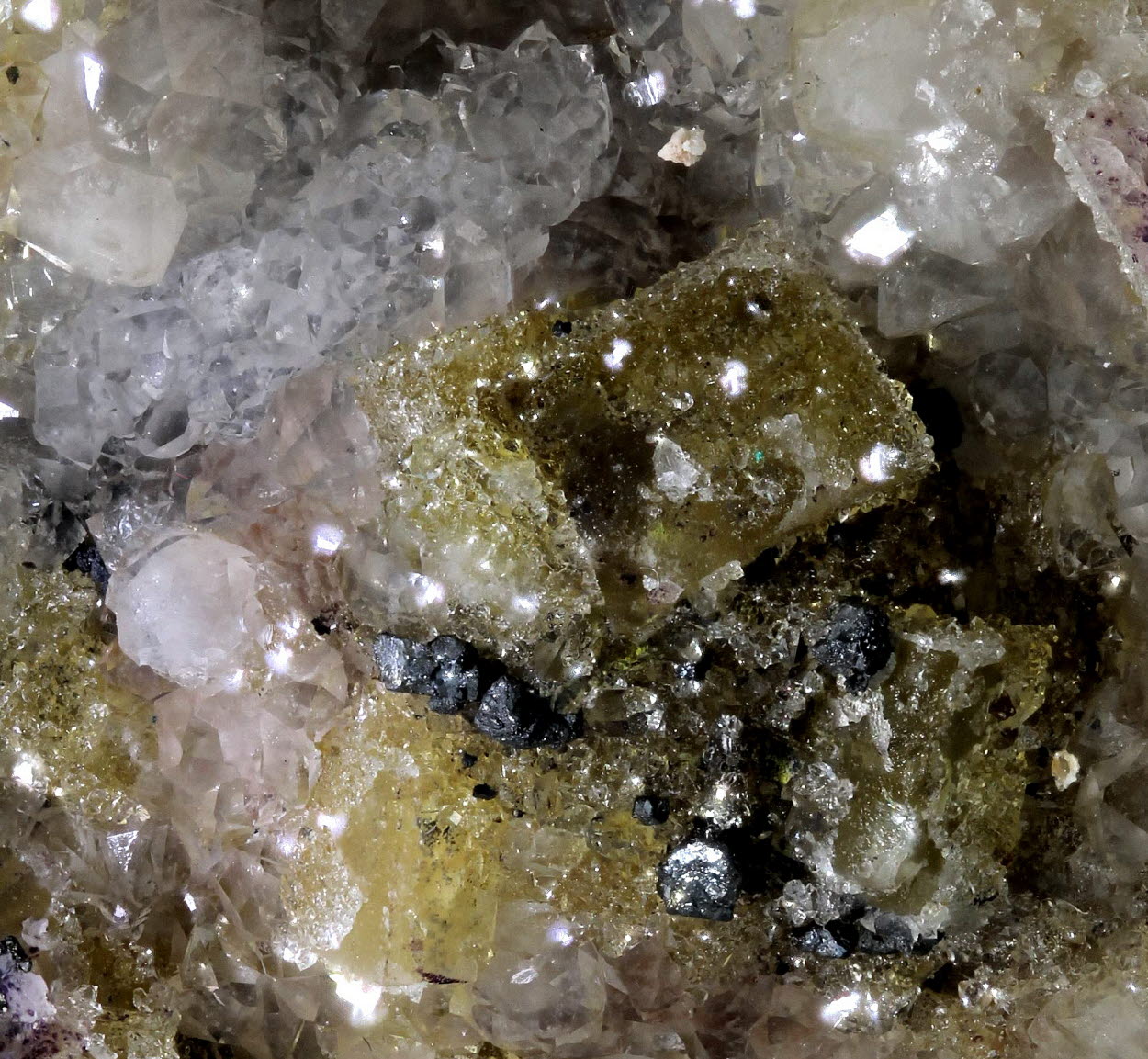 Acanthite & Fluorite