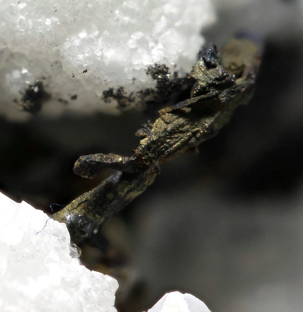 Native Silver With Chalcopyrite Sphalerite & Galena