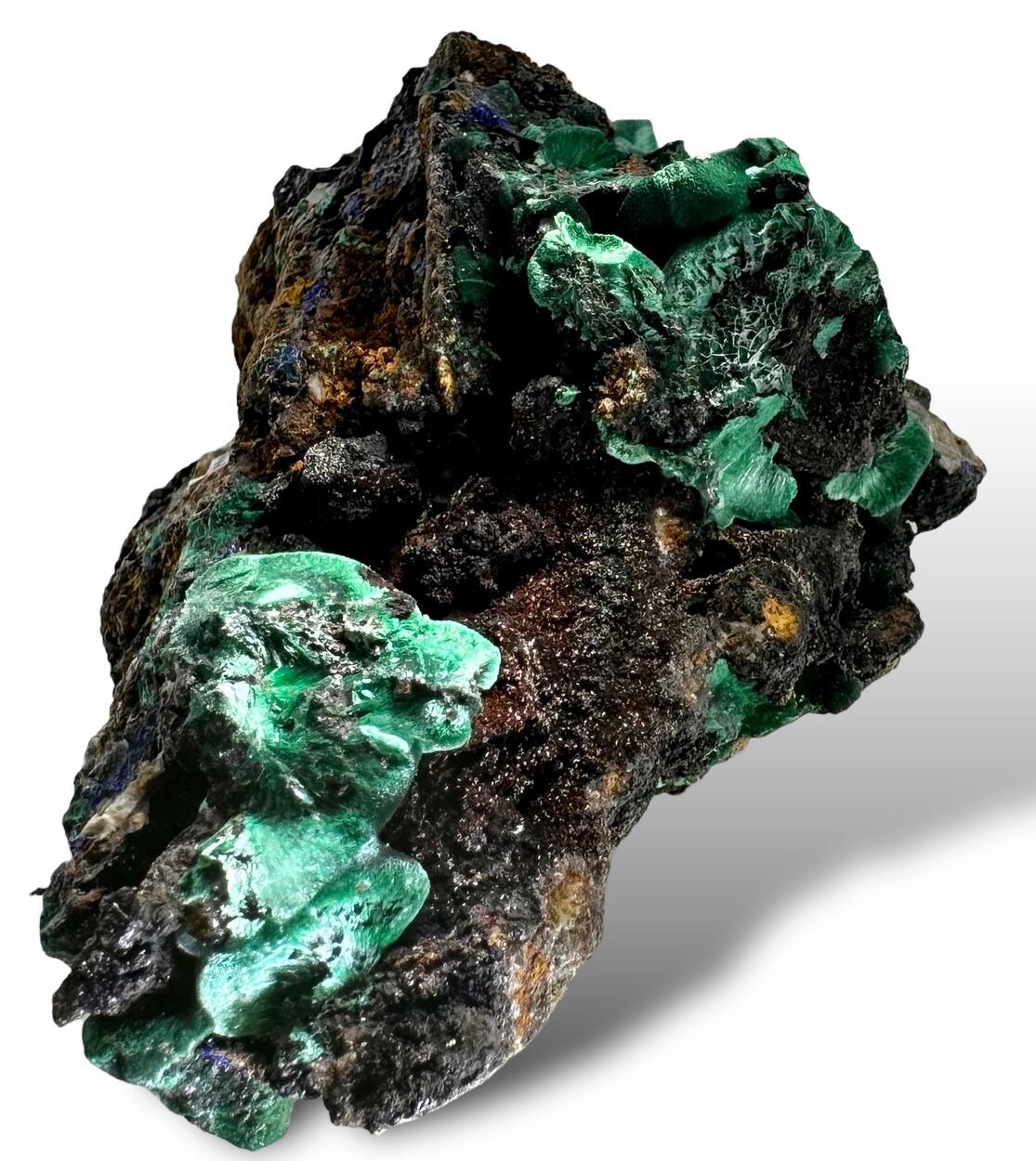 Malachite Azurite Goethite & Pyromorphite