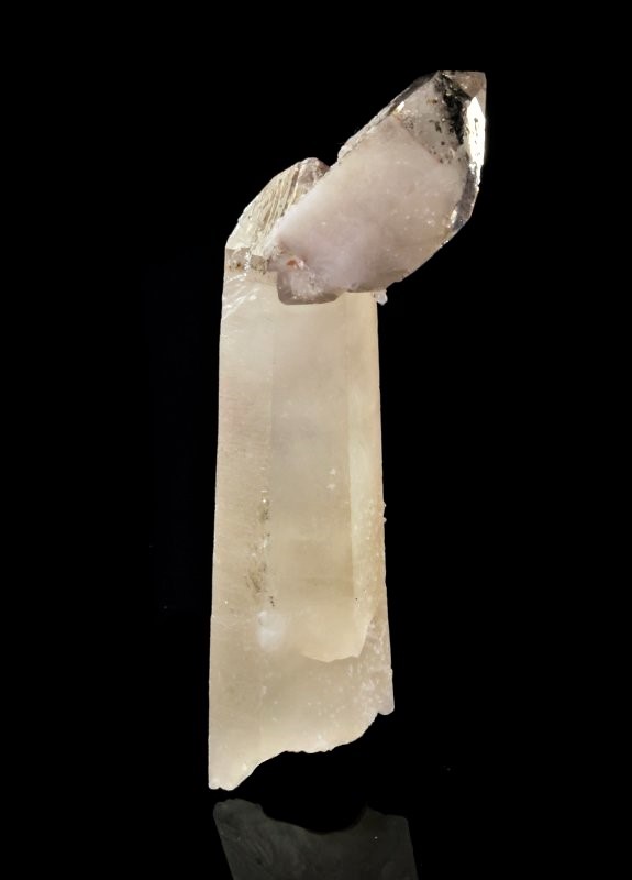 Smoky Quartz Sceptre With Pyrite
