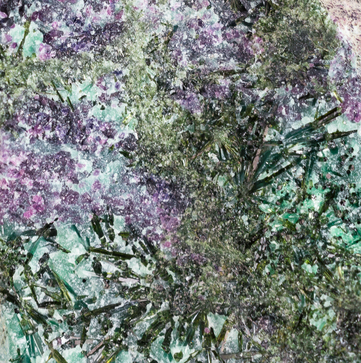 Ruby Tourmaline & Fuchsite