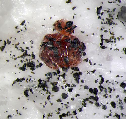 Spessartine Fluorapophyllite & Quartz