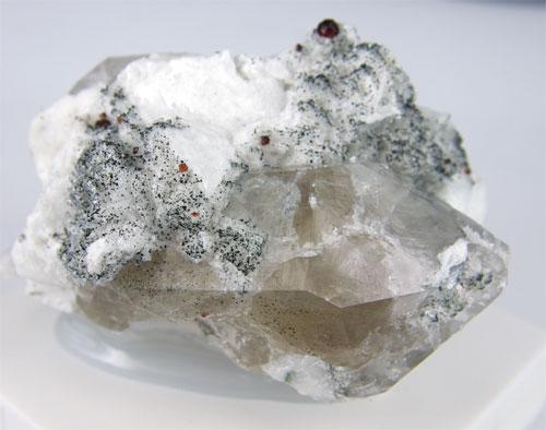 Spessartine Fluorapophyllite & Quartz