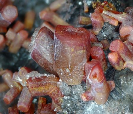Vanadinite & Calcite