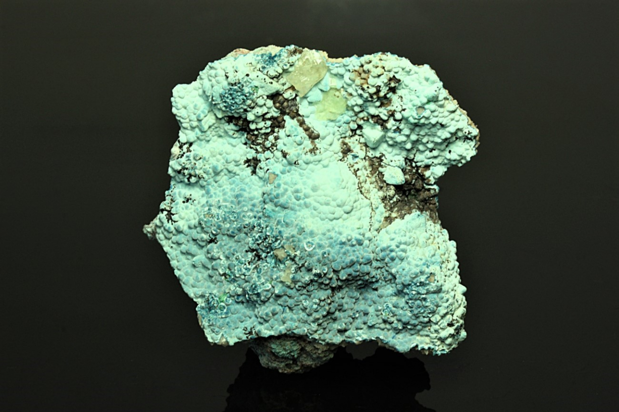 Plancheite On Calcite
