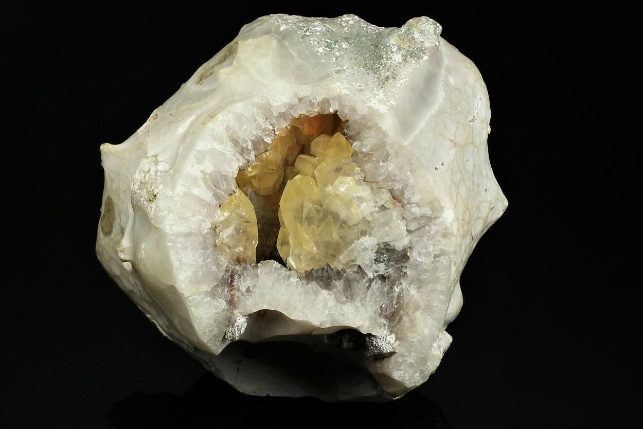 Calcite On Quartz