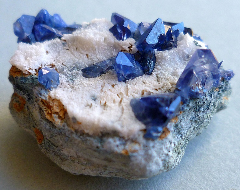 Benitoite & Natrolite